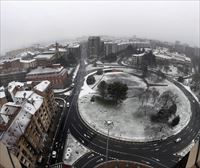 Aviso amarillo por nieve en Euskadi y alerta naranja en Navarra este viernes: caerá a 400 metros