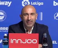 Así ha sido la presentación de Abelardo como nuevo entrenador del Alavés
