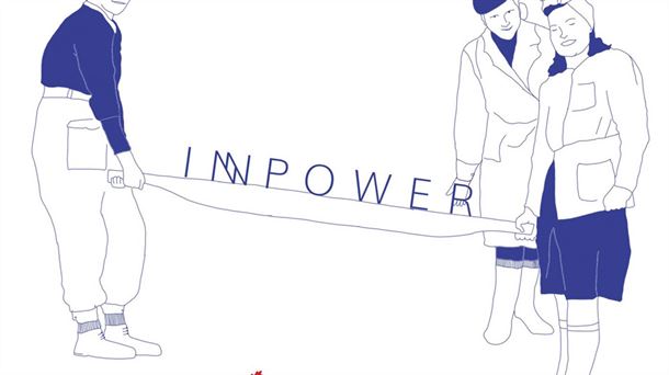 Cartel anunciador de la 2ª Edición de las jornadas INNPower Helsinki de Emakumeekin