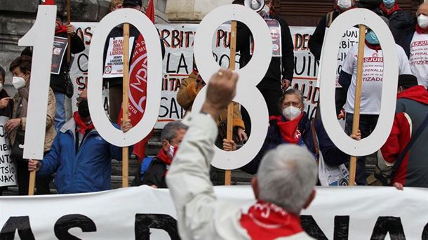 El movimiento pensionista cumple cuatros de años de movilizaciones con una manifestación mañana en Vitoria