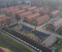 Auschwitz, a vista de dron