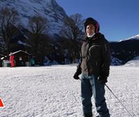 Esquí en familia con Isuri, de Eskoriatza, en los Alpes berneses