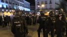 Incidentes y tensión en la manifestación de Madrid en apoyo a Pablo Hasél