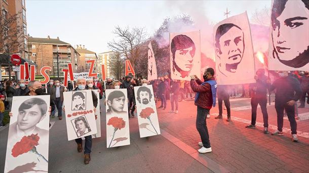 Manifestación por el 3 de marzo. Foto: Efe