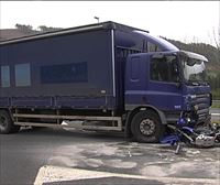 Detenido el conductor del camión involucrado en un accidente mortal en Berriz