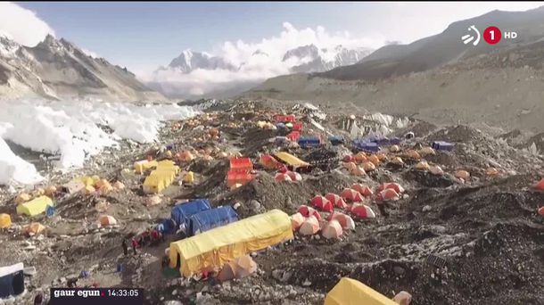 Campo base en el Everest