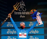 Pogacarrek irabazi du Tirreno-Adriatokoa; Mikel Landa podiumean, hirugarren amaituta