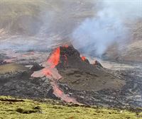 Erupción volcánica a unos 40 kilómetros de Reykjavik, la capital islandesa