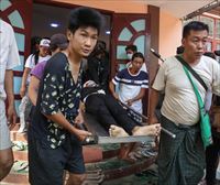 90 lagun hil dira Myanmarren polizia eta soldaduekin izandako enfrentamenduetan