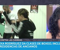 Ixa Rodríguez, boxeadora de éxito y profesora de boxeo en una residencia