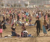 Preocupación por las aglomeraciones de gente en las playas vascas