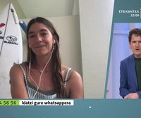 Garazi Sánchez surflaria: El Salvadorren nago baina ez dut larunbateko finala galduko