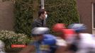 Tom Dumoulin sigue la Amstel Gold Race como un aficionado