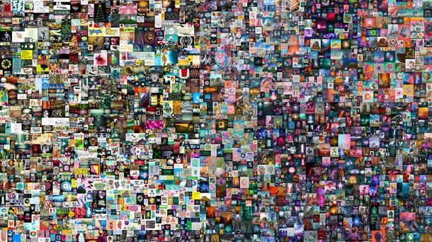'Everydays: The First 5000 Days', collage NFT de 5000 imágenes del artista conocido como Beeple