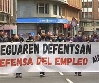 Manifestación de Tubacex en Llodio, en defensa del empleo en Aiaraldea