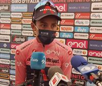 Bernal: ''Hoy hemos cumplido el objetivo, pero todavía queda mucho Giro''