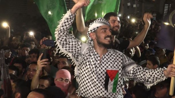Celebraciones en Gaza