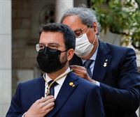 Aragonès toma posesión como presidente de la Generalitat