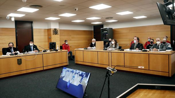 Sala de la Audiencia de Navarra donde tuvo lugar el juicio