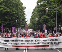 Nueva ola de manifestaciones en Hegoalde para reclamar pensiones públicas dignas, justas y suficientes