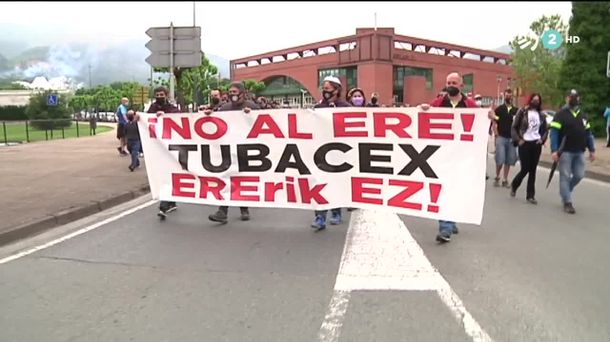 Trabajadores de Tubacex. Imagen: EITB Media