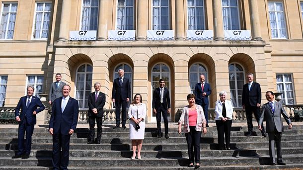 Los ministros de Finanzas del G7 en Londres (Reino Unido).
