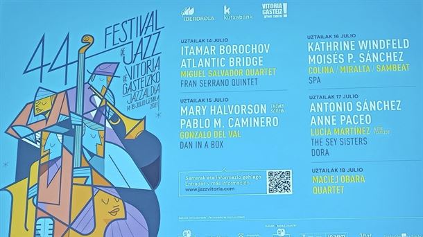 El Iradier Arena acogerá la edición 44 del Festival de Jazz de Vitoria-Gasteiz
