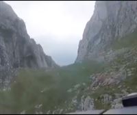 Rescatado en helicóptero un escalador herido en la cresta del Anboto