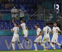 Victoria de Italia contra Turquía en el partido inaugural de la Eurocopa (0-3)