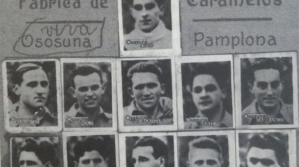 Jugadores de Osasuna del año 1927 que ganaron al campeón de España Real Unión (foto del libro ROJOS)
