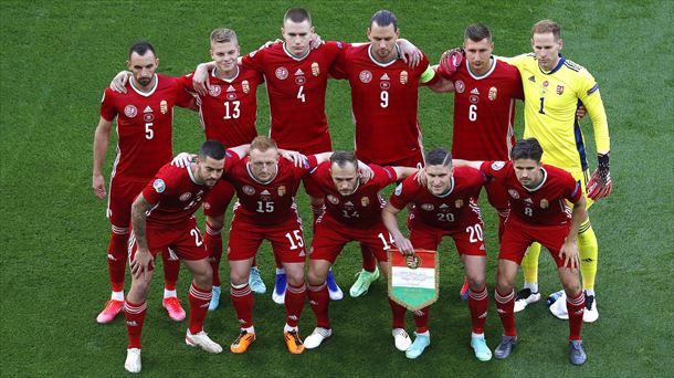 Selección de Hungría en la Eurocopa 2020. Foto: EFE