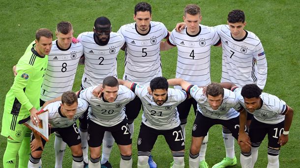Selección de Alemania en la Eurocopa 2020. Foto: EFE