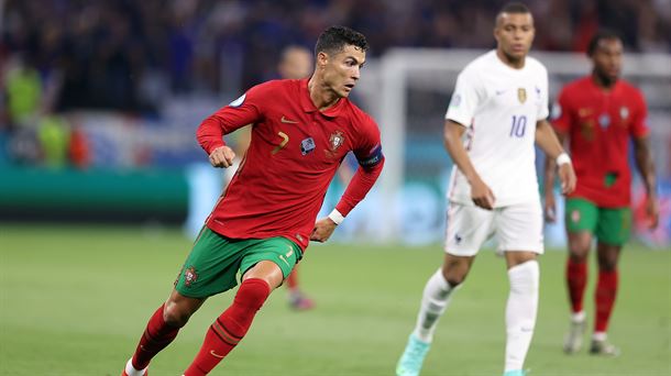 Cristiano Ronaldo con la selección portuguesa. Foto: EFE