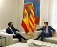 Sánchez y Aragonès acuerdan que la mesa de diálogo se reúna en septiembre