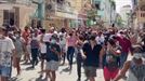 Miles de cubanos salen a la calle contra el Gobierno de Díaz-Canel