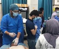 Al menos 64 muertos en el incendio de una planta covid en un hospital de Irak