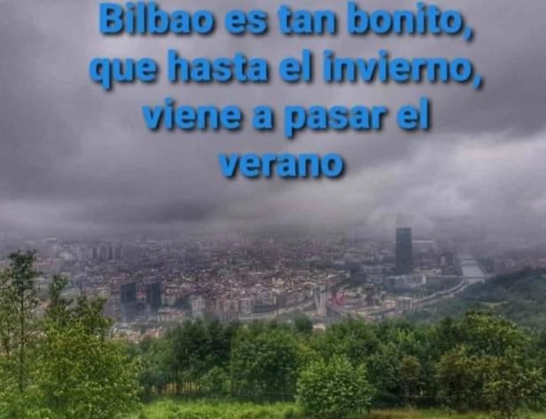 Bilbao también es víctima de los chistes. Imagen: Redes sociales