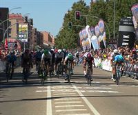 El ajustado esprint entre Molano y Aberasturi en la Vuelta a Burgos