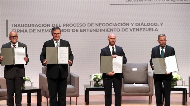 Negoziazio eta elkarrizketa prozesuaren inaugurazioa Mexiko Hirian