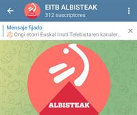 1.000 jarraitzaile dituzte EITBren albiste-kanalek Telegramen