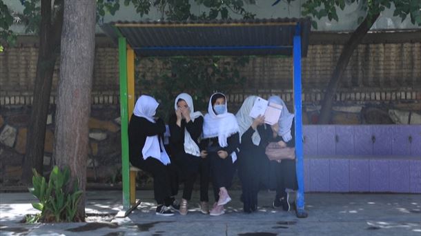 Afganistango emakumeak, artxiboko irudian.