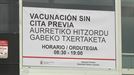Comienza la vacunación sin cita previa en Navarra