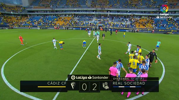 Cadiz vs Real Sociedad: Santander Ligako laburpena, golak eta jokaldirik onenak