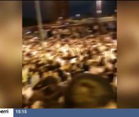 Cerca de 25.000 personas se citaron anoche en un macrobotellón gigante en Madrid