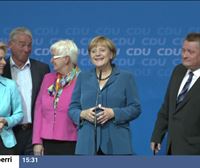 CDU cierra la campaña con la participación de Merkel