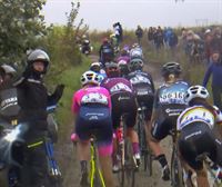 Deignan, Vos eta Longo Borghi; emakumezkoen Paris-Roubaixen lehen podiuma