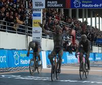 Último kilómetro y esprint final que ha decidido al vencedor de la París-Roubaix 2021
