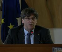 Puigdemont: 'Espainiak justizia erabiltzen du helburu politikoetarako'