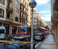 Fallece un trabajador en el incendio de un bar en San Sebastián