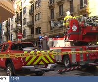 Fallece el trabajador de un bar en Donostia tras incendiarse la cocina del local